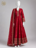 RED KATAN MAXI -M front view - Red Katan Maxi by Nadia Adnan Studio