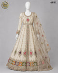 WHITE NET MAXI -M / L - image 1 - Nadia Adnan Studio