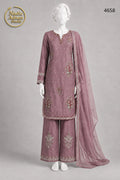 LILAC KATAN PLAZO -L - image 1 - Nadia Adnan Studio