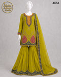 DHANI ORGANZA D1 GHARARA -M / L - image 1 - Nadia Adnan Studio