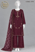 PURP SILK SHIRT PLAZO SUIT -L front view - PURP Silk Shirt Plazo Suit by Nadia Adnan Studio